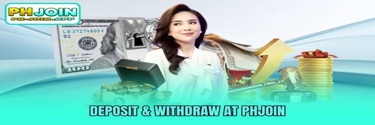 deposit and withdraw at phjoin banner