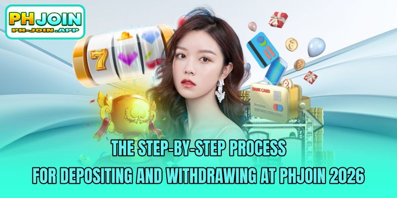 the step by step process for depositing and withdrawing at phjoin 2026